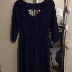 Navy Blue Dress